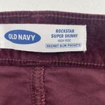 Old Navy Plus 26 Long Rockstar Super Skinny High Rise Velvet Raisin Arizona NEW Photo 7