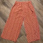American Eagle Floral Wide-Leg Pants Size XS Ditsy Floral Cottage Prairie Photo 3