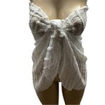 Elegant White Lace Women Sarong/Top One Size. New With Tags. Photo 2