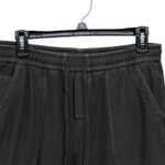 Athleta Farallon Cargo Crop Pants Cypress Green Gray Pull On Pockets Women's 8P Photo 3