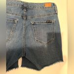 Seven7 Denim Weekend Short Frayed Medium Wash Jean Shorts Size 4 Photo 6
