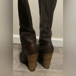 Beautiful Brazilian Leather Heeled Boots Brown Size 8.5 Photo 7