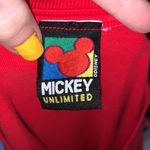 Disney Mickey Mouse unlimited vintage red shirt sleeve shirt Photo 5