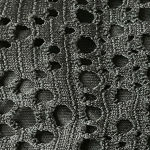 EXPRESS Vtg Sheer Crochet Black Dress XS Witchy Goth Grunge Dark Coquette Sheath Photo 9