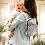 Petunia Pickle Bottom Gray Kids Backpack Photo 1