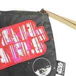Disney Parks Star Wars Lightspeed Small Wristlet Galactic Planet Black Red Photo 1