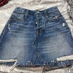 Madewell Rigid Denim A- line Skirt size 23 Photo 3