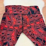 Noli  Printed Compression Leggings Cropped Red Black L Photo 1