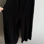 Sundry  Spaghetti Strap Elastic Jumpsuit Jersey Black Sz 2 /medium Photo 4