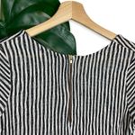 Anthropologie W5 Striped Hi-Lo Peplum-Back Exposed Zip Knit Top Photo 7