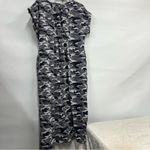 Umgee  camouflage medium t-shirt dress short sleeve w/pockets side slits Photo 1