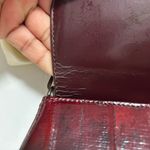 Moda Spana Vintage  Deep Red Eel Leather Shoulder Bag Photo 1