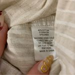 Just living Cream Striped Pants - Size Medium Photo 4