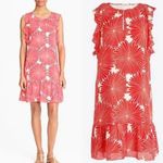 J.Crew J. Crew Flutter Sleeve Red Floral Print Dress Size XS New with Tags Photo 1