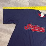 Lee Blue & Red Cleveland Indians Short Sleeve 100% Cotton Women's T Photo 7