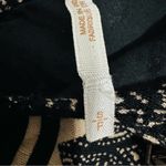 Free People  Bohemian Black Cream Patterned Comb Bubble Diamond Snake Dress Sz S Photo 12