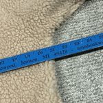 Varley  Daphne Cropped Sherpa Fleece Womens Small 1/4 Zip Pullover Peach Brown Photo 7