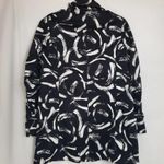 Wild Punch Trench Coat Womens Small Black Lined Jacket Photo 3