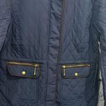 Active USA NWT  Quilted  Women’s Hoodie  Jacket Size Small .  Navy blue color . Photo 2