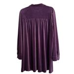 J.Jill Wearever Collection Purple Velvet Tunic Set Long Sleeve Top and Tank XL Photo 2