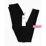 Alo Yoga Alo High-Waist Extreme Ripped Warrior Leggings Black Edgy Hi-Rise Destroyed Pant Photo 9