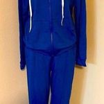 Women's Two Piece Outfits Sets Long Pants Casual Matching Clothing M,L,XL,2XL Blue Size M Photo 0