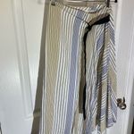 TELA Skirt Italian Minimalist Cottagecore Cotton Blend Layered Belted Sz XXS EUC White Photo 7