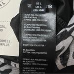 Urban Renewal Remnants Mesh Zebra Cropped Tank Top Black White Size Large Photo 5