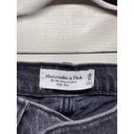 Abercrombie & Fitch 90s Relaxed Straight High Rise Jeans Women 30/10 Black Denim Photo 2