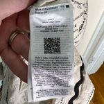 Only  Felucia Woven Maxi Dress 100% Organic‎ Cotton Medium Ivory Black EUC Photo 8