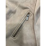 Magaschoni  Faux Pink -salmon Suede Moto Style‎ Women’s Jacket Size S Photo 4