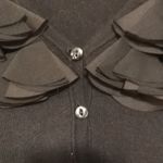 Daisy Fuentes  sz small black sweater button (351) Photo 3