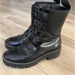 Vibram GDF  soles black strappy moto grunge emo Women’s Size 6 Photo 0