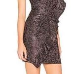 Revolve Jacquard Cocktail Dress Black Photo 1