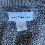 HOLIDAY Novelty Sweatshirt Womens Sz Small Grey Snowman Christmas Cozycore Gray Photo 6