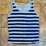 One Step Up Vintage tank top womens striped purple medium summer casual Photo 0