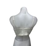 Silver Sleeveless Rhinestone Crystal Cami Camisole Bandeau Crop Tank Top Size M Size M Photo 1