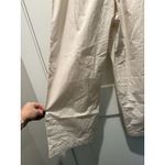 Free People Corfu Tan Cotton-Linen Pants Wide Leg Pull On XS Pockets Drawstring Photo 5