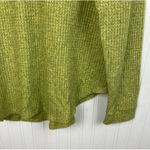 American Eagle  Soft and Sexy Plush Green Waffle Knit Thermal Long Sleeve Top XL Photo 5
