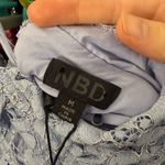 NBD NWT  Marvin Lace Mini Dress in Lilac Periwinkle Medium Photo 5