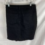 Rocks & Indigo Lace Up Side Black Denim Mini Skirt 4/26 Photo 2