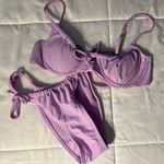 Target Junior Shirred Lavender Underwire Bikini Set  Photo 0