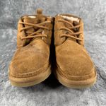 UGG Women’s 7  Neumel Lace Up Chukka Mid Boots Suede Chestnut Brown Tan Slip On Photo 2