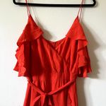 Nicholas Georgette Wrap Midi Dress Poppy Red size 8 CL2 Photo 6