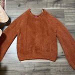 fluffy sweater Orange Size M Photo 0