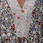 See By Chloe See By Chloé Janis Patchwork Midi Dress Multicolor Boho Designer Fairycore XS Photo 4