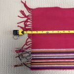 Womens Winter Warm SCOTLAND Made 100% CASHMERE Scarf Pink Photo 1