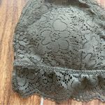 Aerie Wildflower Lace Padded Halter Bralette Size M Photo 5