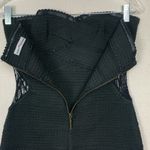 Dainty Hooligan  women's medium black lace cutout bandaid body con dress goth pun Photo 9