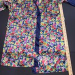 Victoria's Secret Victoria’s Secret Vintage Gold Label Floral Robe & Belt Y2K Sexy Luxury Silky Lg Photo 13